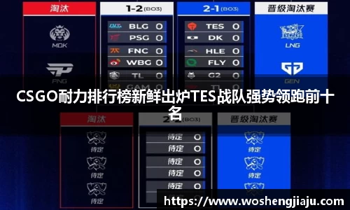 CSGO耐力排行榜新鲜出炉TES战队强势领跑前十名